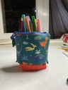 Trousse pot de crayon dinosaures 