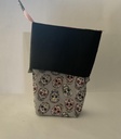 Trousse pot de crayon tête de mort