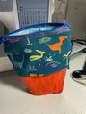 Trousse pot de crayon dinosaures 