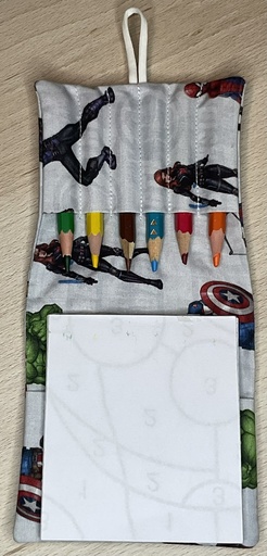 Carnet à dessin super-héros