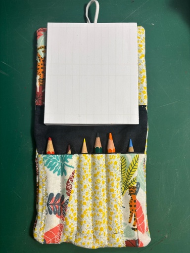 Carnet à dessin jungle fleurie