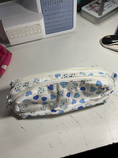 Trousse cœurs double